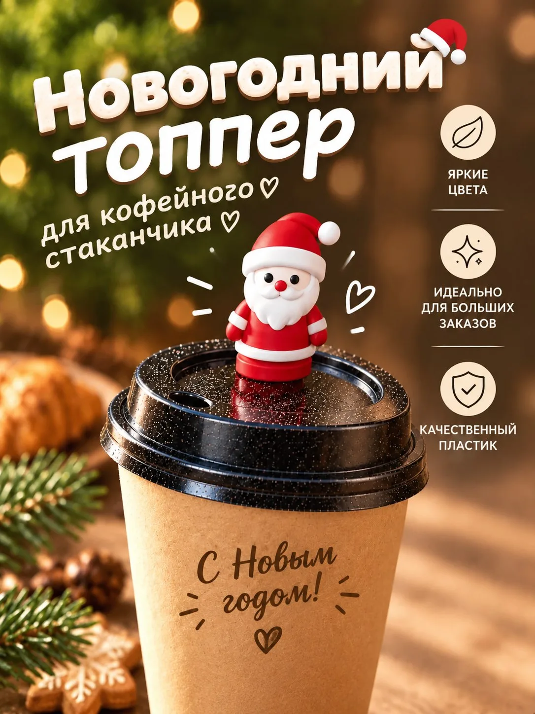 Набор новогодних топперов — фото 2