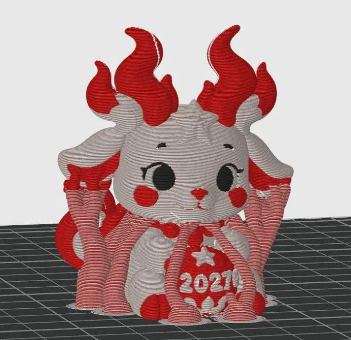 🔥 Огненная Коза 2027 — фигурка по восточному календарю в одноцветном и многоцветном исполнении — фото 3