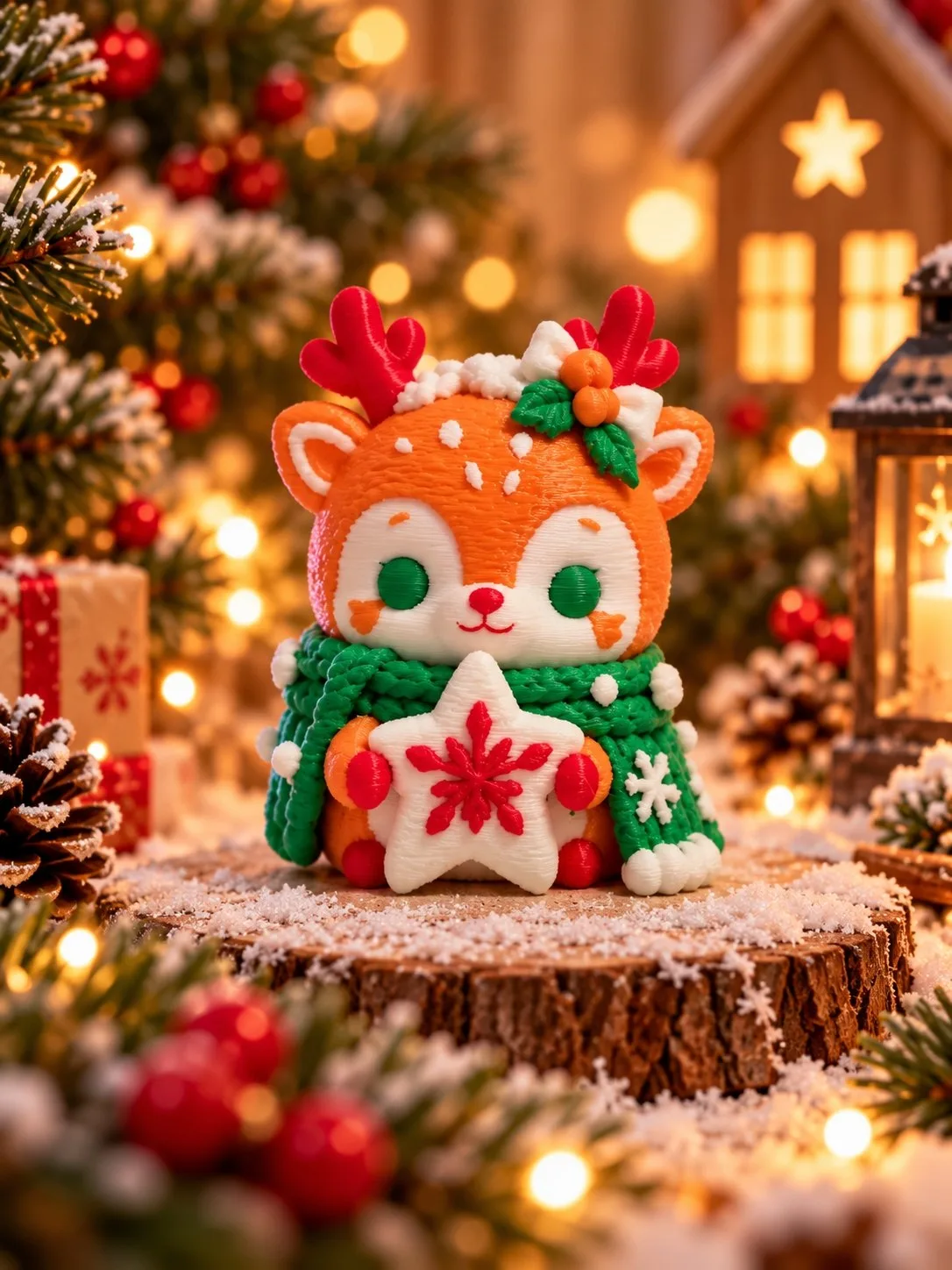 🦌 Рождественский Оленёнок — фигурка и брелок — фото 3