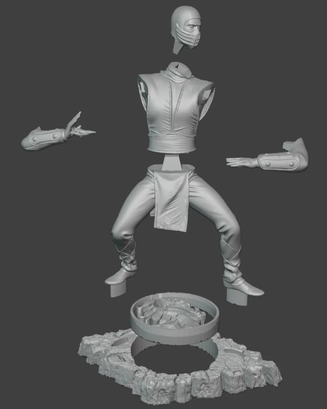 Фигурка Mortal Kombat Scorpion Cinema 1995 — фото 9